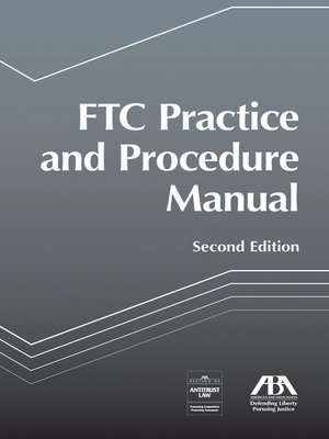 cover image of FTC Practice and Procedure Manual